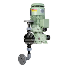 LK系列有多種泵型及配套電機(jī)供用戶選擇，可滿足添加量的不同要求。用戶還可以根據(jù)輸送的介質(zhì)，從7種材質(zhì)組合中選擇最合適的材質(zhì)。