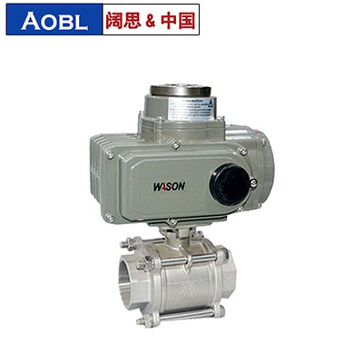 電動(dòng)絲扣球閥，三片式絲扣球閥，防爆電動(dòng)絲扣球閥，不銹鋼電動(dòng)絲扣球閥-上海闊思電子有限公司官網(wǎng)