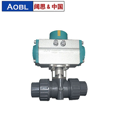 氣動(dòng)雙由令球閥，upvc由令球閥，耐腐蝕氣動(dòng)球閥-上海闊思電子有限公司官網(wǎng)