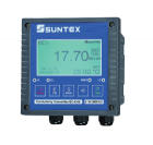 具有中英文操作界面，帶自動溫度補償及末次校正信息.可帶4-20ma輸出以及RS-485界面輸出