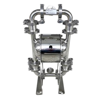 固德牌衛(wèi)生級隔膜泵QBW3系列不銹鋼食品氣動/電動隔膜泵QBW3-25